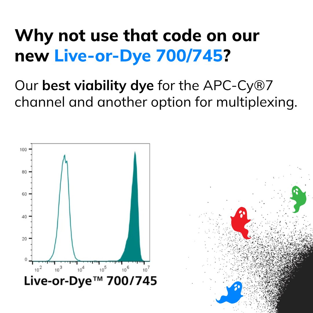 biotium's tweet image. Spooky news: our Flash Sale to get 20% off Live-or-Dye™ ends in a week!
Shop Now: biotium.info/4hl92DW
*Promo Code Terms & Conditions Apply
#labsale #cellviability #labhelp #sciencesale #microscopy #flowcytometry #deadcells #fluorophores #lablife #labcompany #apoptosis