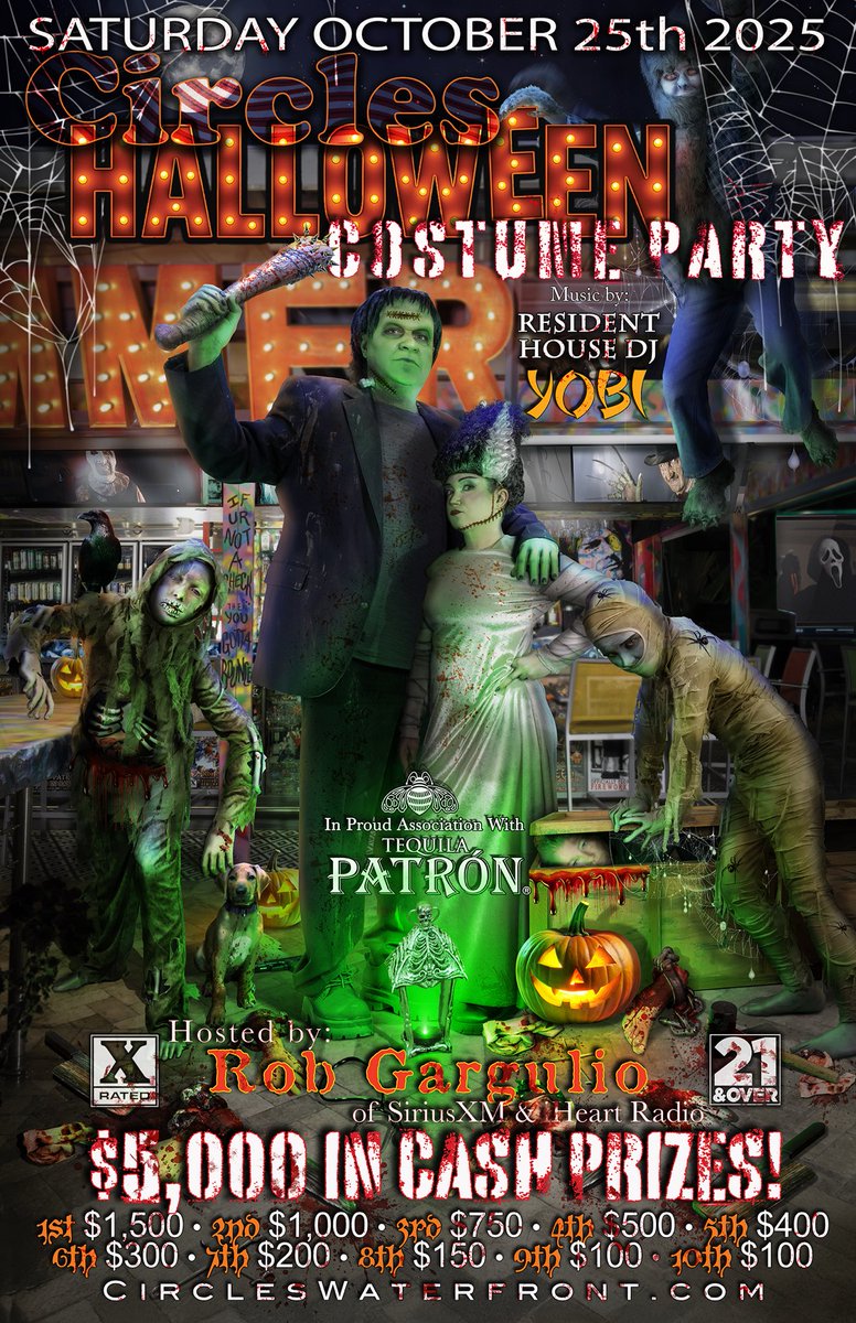 10 years hosting the ⁦<a href="/CirclesEatery/">Circles Waterfront</a>⁩ Halloween Party!

Every year, the party gets bigger, better &amp; weirder!

Can’t wait to see what Vic &amp; team have planned for Apollo Beach this year!