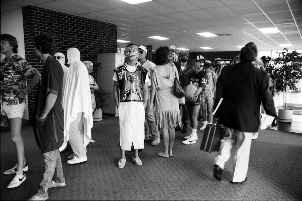 StateLibraryFL's tweet image. Happy Halloween. From a gathering of troops to some spooky folks at McDonald&apos;s, see how ghouls and gals around the state celebrated in this batch of photos from our Florida Photograph collection. @FLMemory #Halloween