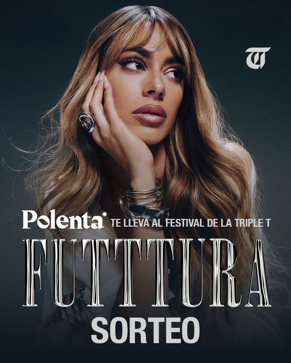 SORTEO FUTTTURA X POLENTA ❤️‍🔥🛸
Participá x 1 par de tickets para el 8/11 ¿Cómo? Muy fácil 

_ Seguinos en twitter <a href="/fiestapolenta/">crew polenta</a>
_ Dale like y RT a este Tuit
_ Comentá con tu canción favorita 😭

Esta noche 21:03 anuncio ganadorx. 🤝
+ Cositas x anunciar 👀🛸