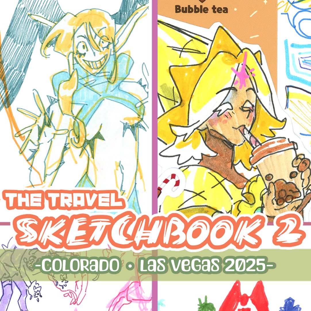 ActuallyRea's tweet image. Vol 2 just dropped along with a couple other sketchbook PDFs!!!