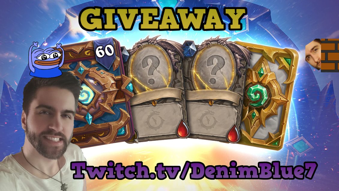 DenimBlue7_hs's tweet image. 🎁⌛️GIVEAWAY TIME⌛️🎁

⏳Across the Timeways Standard Bundle⏳

Kindly provided by @PlayHearthstone 

To Enter:
✅Follow @DenimBlue7_hs 
✅Follow twitch.tv/denimblue7
💟🔁Like/Retweet
🗨️If you could rewind time just to avoid one awkward moment, which one are you fixing?

GL🍀
