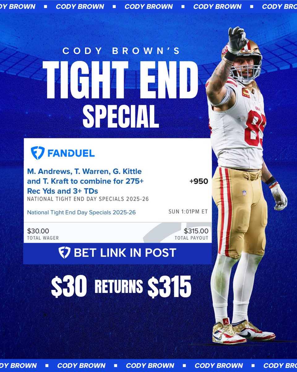 Cody Brown Bets tweet media