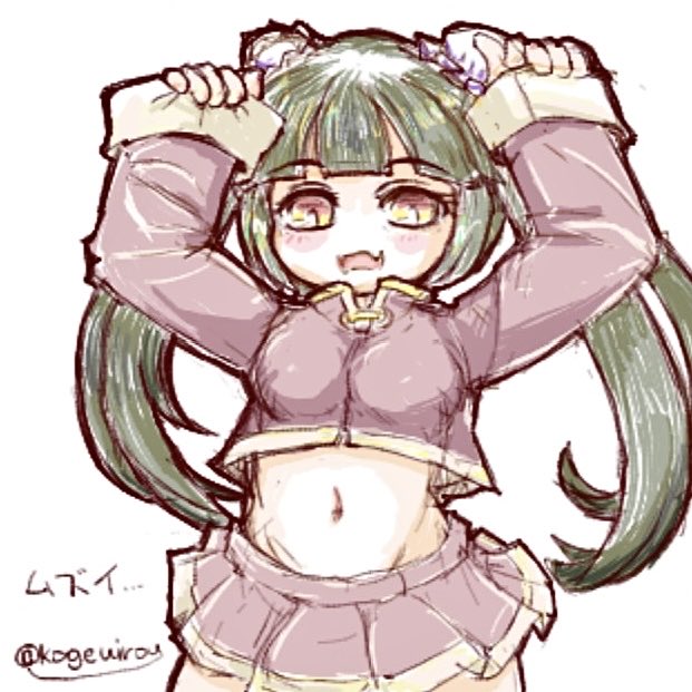 けんにんさん(@kennin5 )の絵チャでハオさん?を描かせていただきました 