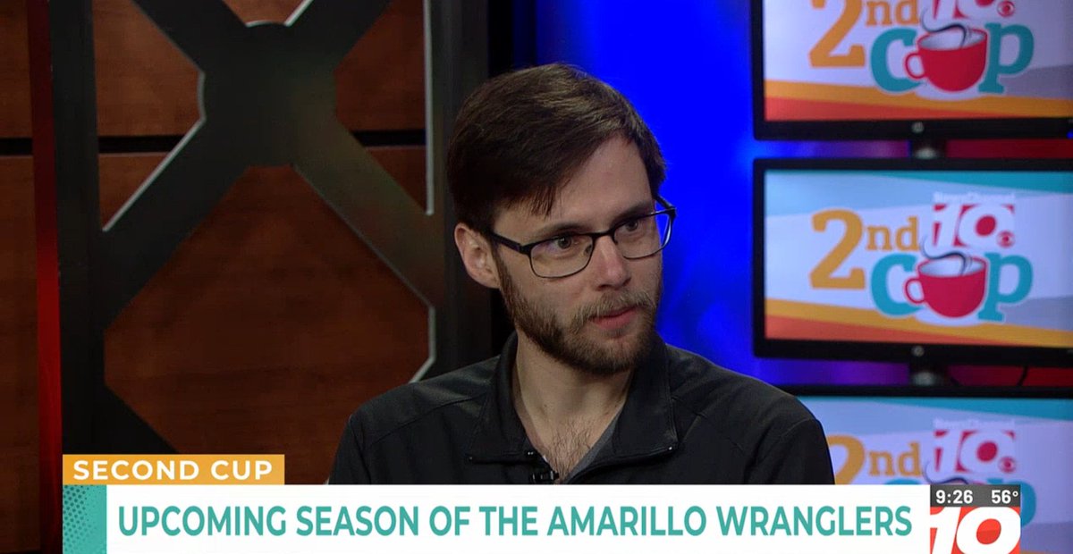 It was a massive honor to represent the Amarillo Wranglers on TV this morning to talk about our home opening weekend ❤️