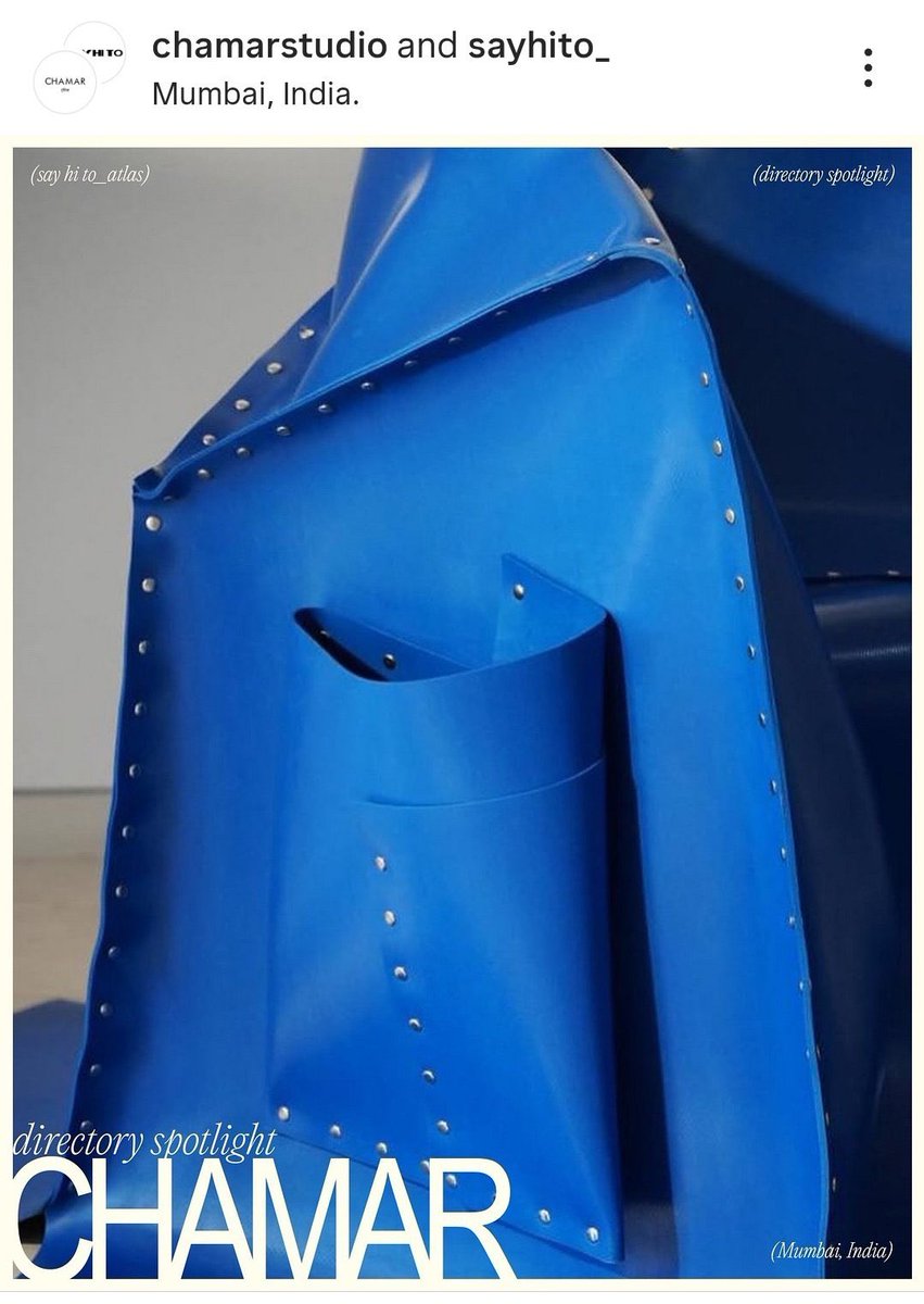 Schandillia's tweet image. Looking at that jacket, adding caste to your studio name was not really necessary. But thanks for doing it anyway. 🥰