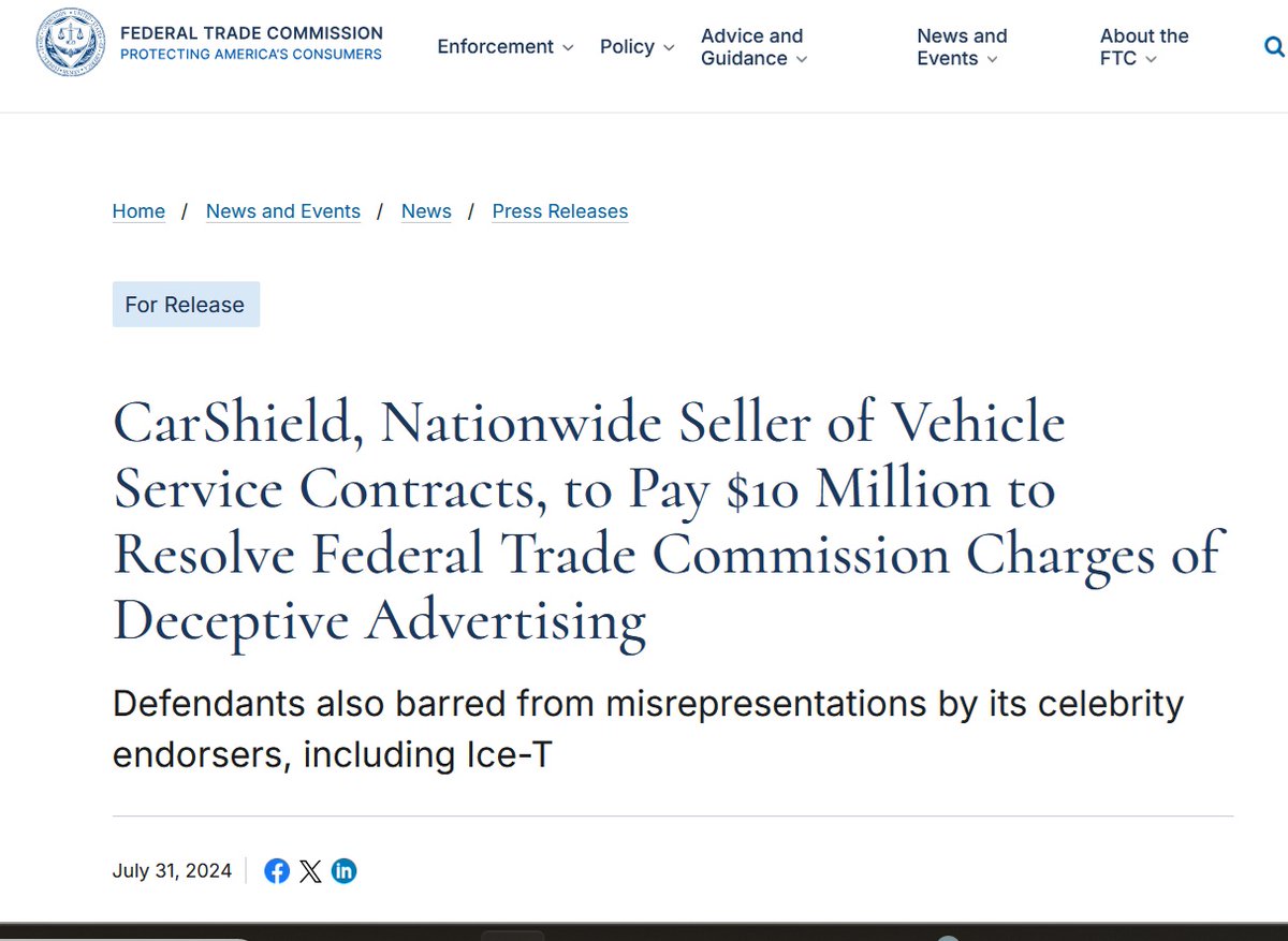 CarrieDevorah18's tweet image. STANDING AT THE DEALER COUNTER I OVERHEARD THE RECEPTIONIST EXPLAINING TO A CALLER THAT THE DEALERSHIP DOES NOT ACCEPT 3rd PARTY INSURANCES LIKE CARSHIELD😳 WE ALL SEE THE ICET COMMERCIALS SOOO I GOOGED &amp;amp;... HERE IS THE FACT THAT PRIVATELY OWNED #CARSHIELD  DECEIVES TO CAR OWNERS