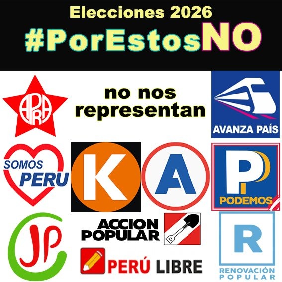 <a href="/rmapalacios/">Rosa María Palacios</a> #PorestosNO existe hace tiempo, los partidos de la coalición nefásta son conocidos. Su influencia es importante y todo poder tiene una responsabilidad. La invito a la reflexión y no a las #Fakenews