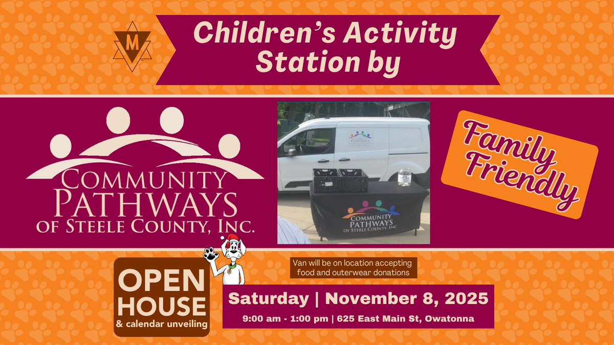 TriMGraphics's tweet image. We are happy to help support Community Pathways - please be sure to bring non-perishable food donations and/or articles of warm clothing. 
This FUN | FREE | FAMILY FRIENDLY EVENT is open to all! -  Saturday, November 8th from 9 am to 1 pm. trimgraphics.com #openhouse