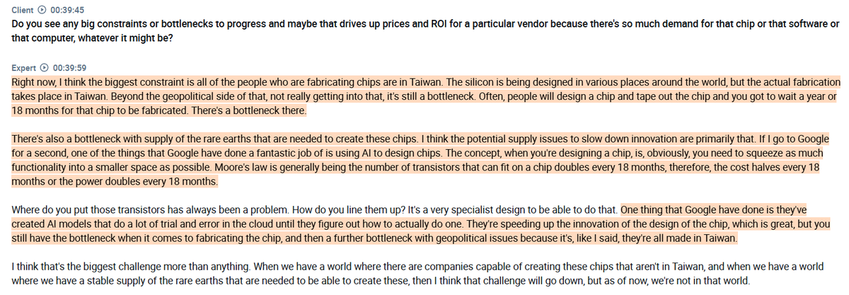 AlphaSenseInc's tweet image. Interview with $ARM employee about current AI landscape and future trends ( $AAPL, $GOOGL, $NVDA ):
- The expert emphasized that while companies like $GOOGL, OpenAI, and Anthropic continue to pursue AGI and ASI, the industry is hitting limits to scale, as larger models yield…