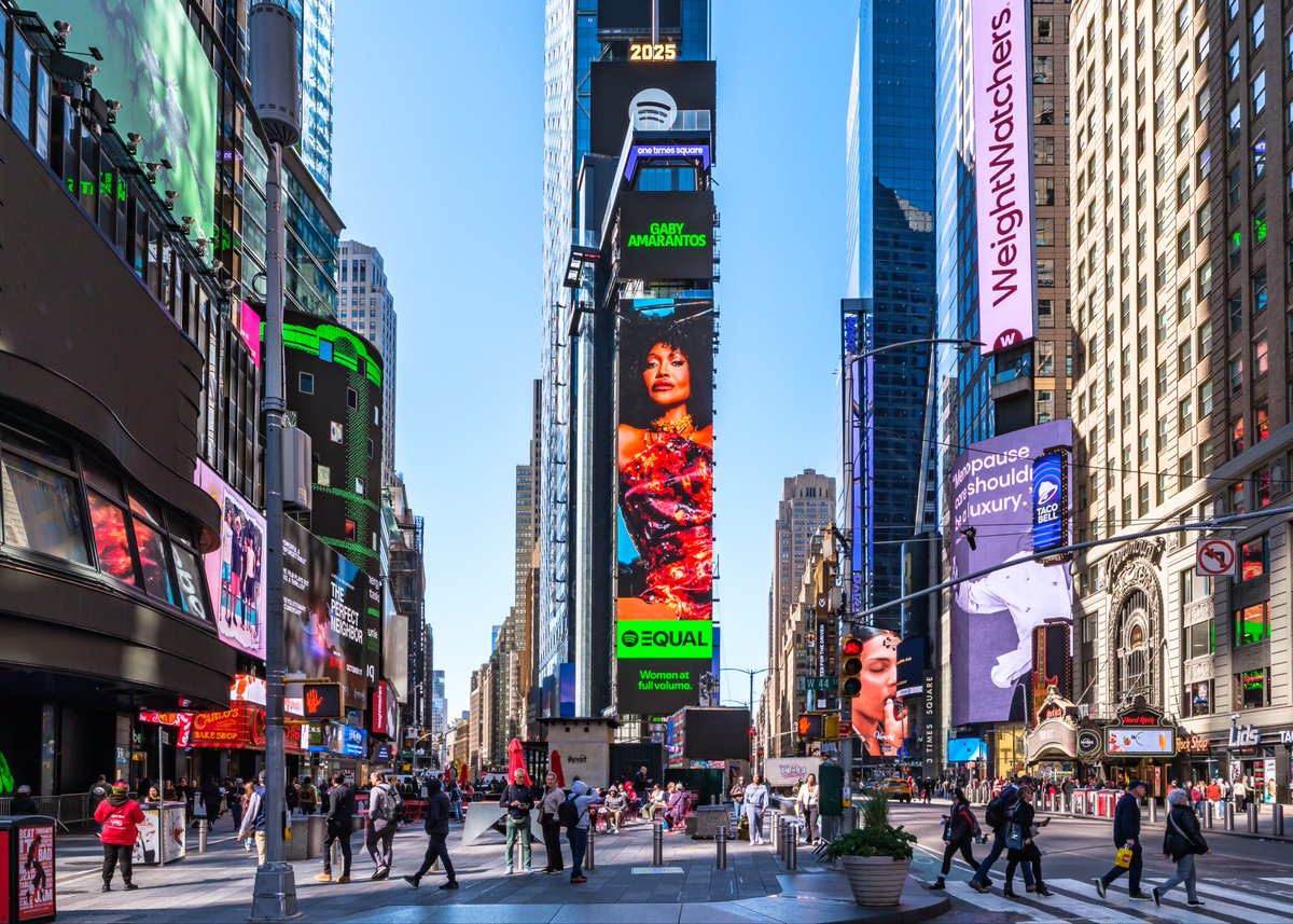 DO JURUNAS PRO MUNDO! 🌍

Estamos em Nova York, na lendária Times Square! Pode avisar: o nosso Rock Doido agora é internacional! 🔥

Obrigada, <a href="/SpotifyBrasil/">Spotify Brasil</a> <a href="/Spotify/">Spotify</a> 💚