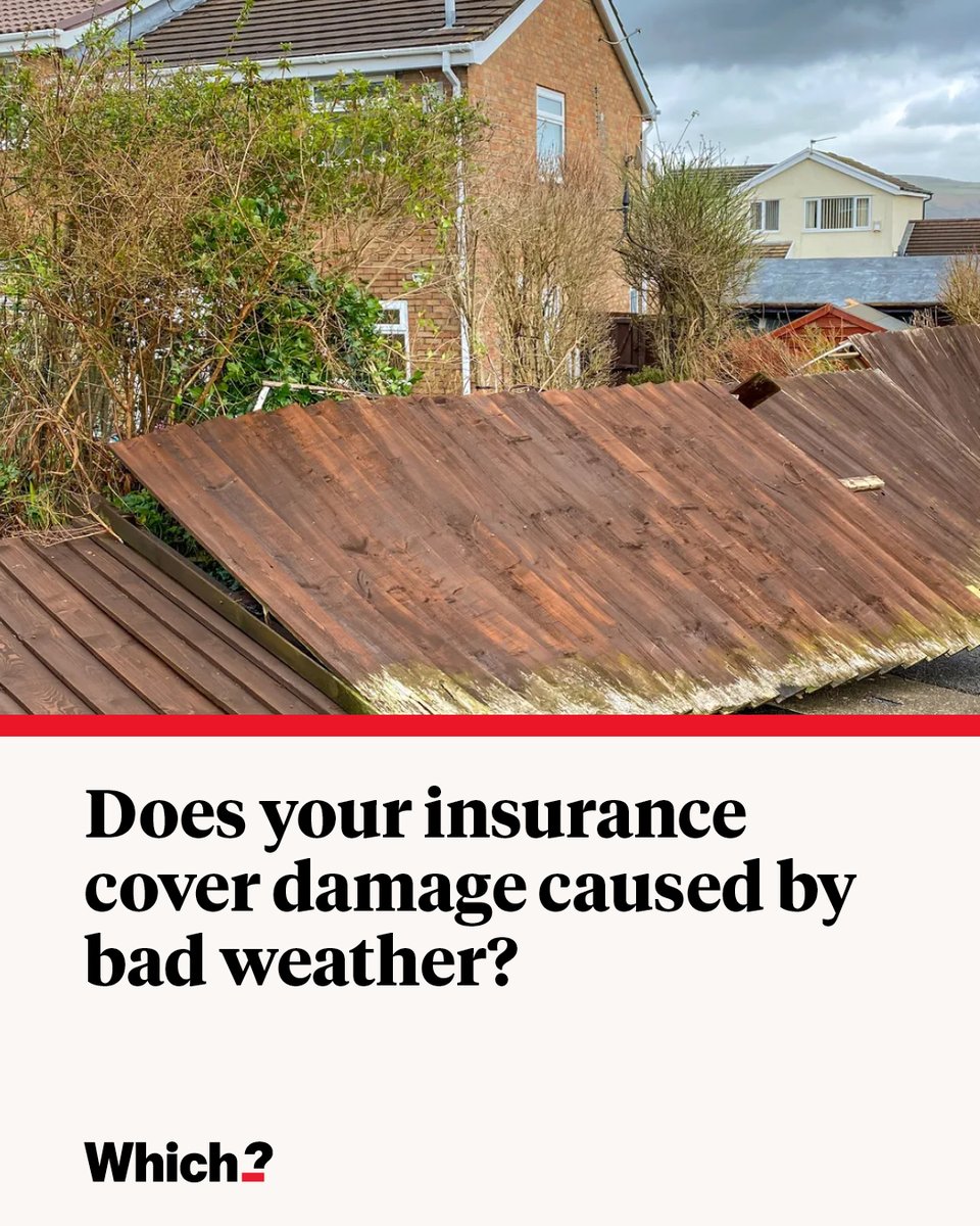 Which? Money (@whichmoney) on Twitter photo Storm Benjamin is charging towards England and Wales, threatening to cause flooding, power cuts and property damage.
Good thing your insurance has you covered, right?
We cover what you need to know: which.co.uk/news/article/d… Storm Benjamin is charging towards England and Wales, threatening to cause flooding, power cuts and property damage.
Good thing your insurance has you covered, right?
We cover what you need to know: which.co.uk/news/article/d…