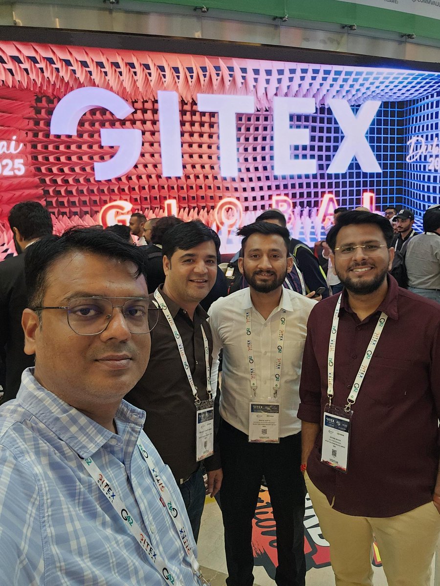 jploftsolutions's tweet image. 𝐆𝐈𝐓𝐄𝐗 𝐆𝐥𝐨𝐛𝐚𝐥 𝟐𝟎𝟐𝟓 𝐇𝐢𝐠𝐡𝐥𝐢𝐠𝐡𝐭𝐬!📷

Being part of GITEX Global was an experience that showcased everything driving the digital world forward - innovation, creativity, and global collaboration.

#GITEXGLOBAL #GITEX2025 #technology #TECHINNOVATION #AI