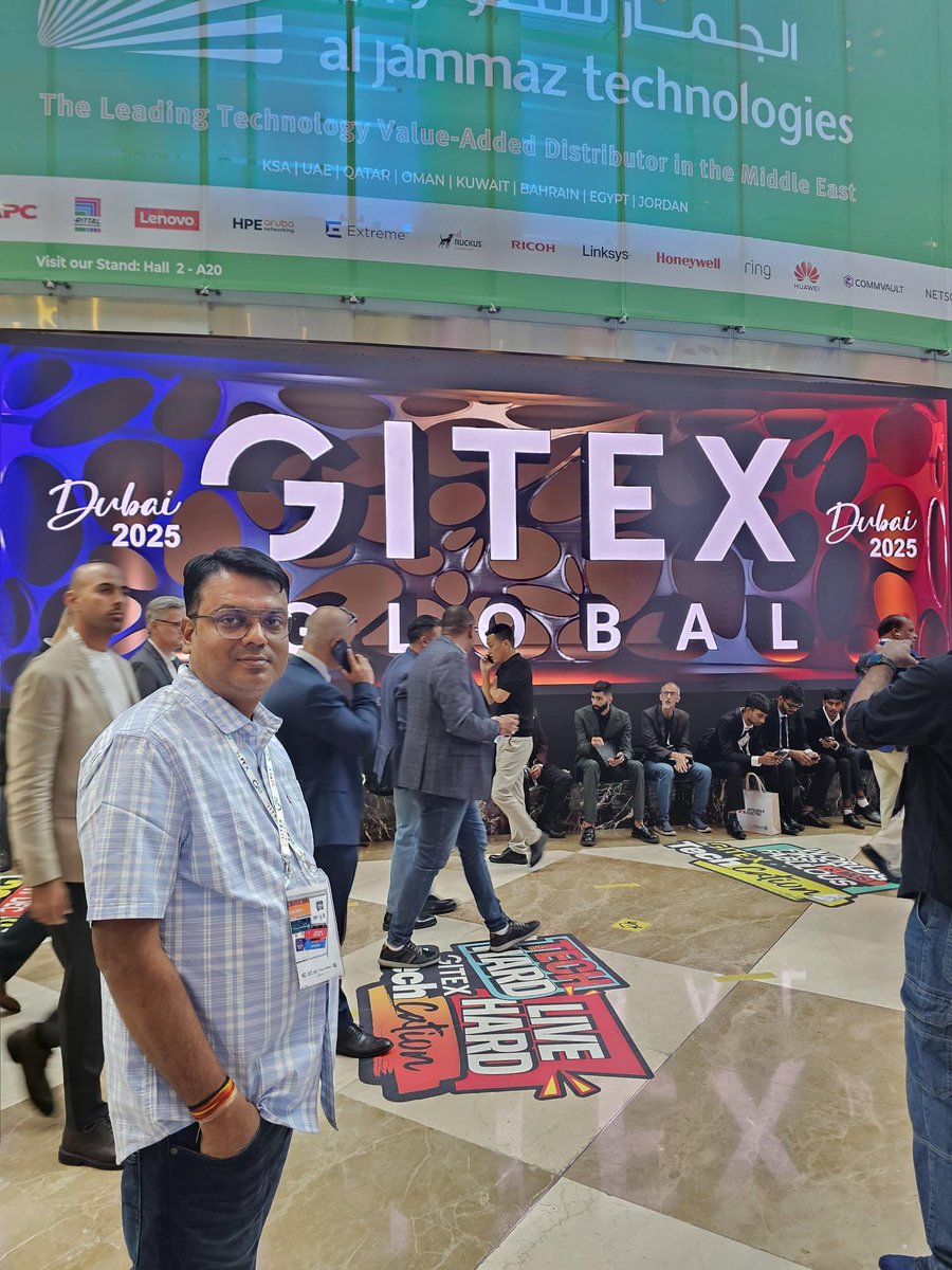 jploftsolutions's tweet image. 𝐆𝐈𝐓𝐄𝐗 𝐆𝐥𝐨𝐛𝐚𝐥 𝟐𝟎𝟐𝟓 𝐇𝐢𝐠𝐡𝐥𝐢𝐠𝐡𝐭𝐬!📷

Being part of GITEX Global was an experience that showcased everything driving the digital world forward - innovation, creativity, and global collaboration.

#GITEXGLOBAL #GITEX2025 #technology #TECHINNOVATION #AI