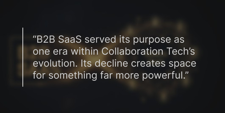 One chapter ends, another begins. 
Discover why the fall of SaaS paves the way for a new era in collaboration 👇🏻

rndao.io/blog/post/b2b-…