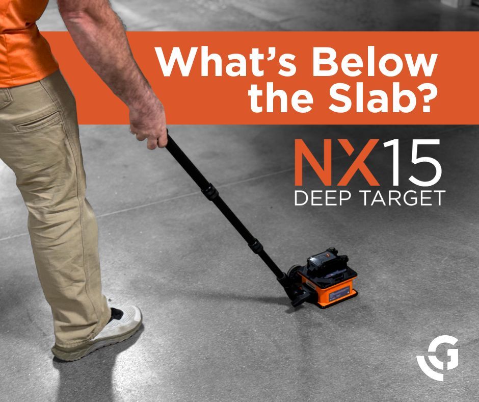 GSSI_GPR's tweet image. NX15 = depth + speed.
📏 Up to 60&quot; penetration
📲 Wireless browser interface
🔄 Mark-and-go workflow
Built for thick concrete &amp;amp; sub-grade targets.
#GSSI #NX15 #DeepScan #ConcreteScanner #FlexLineup