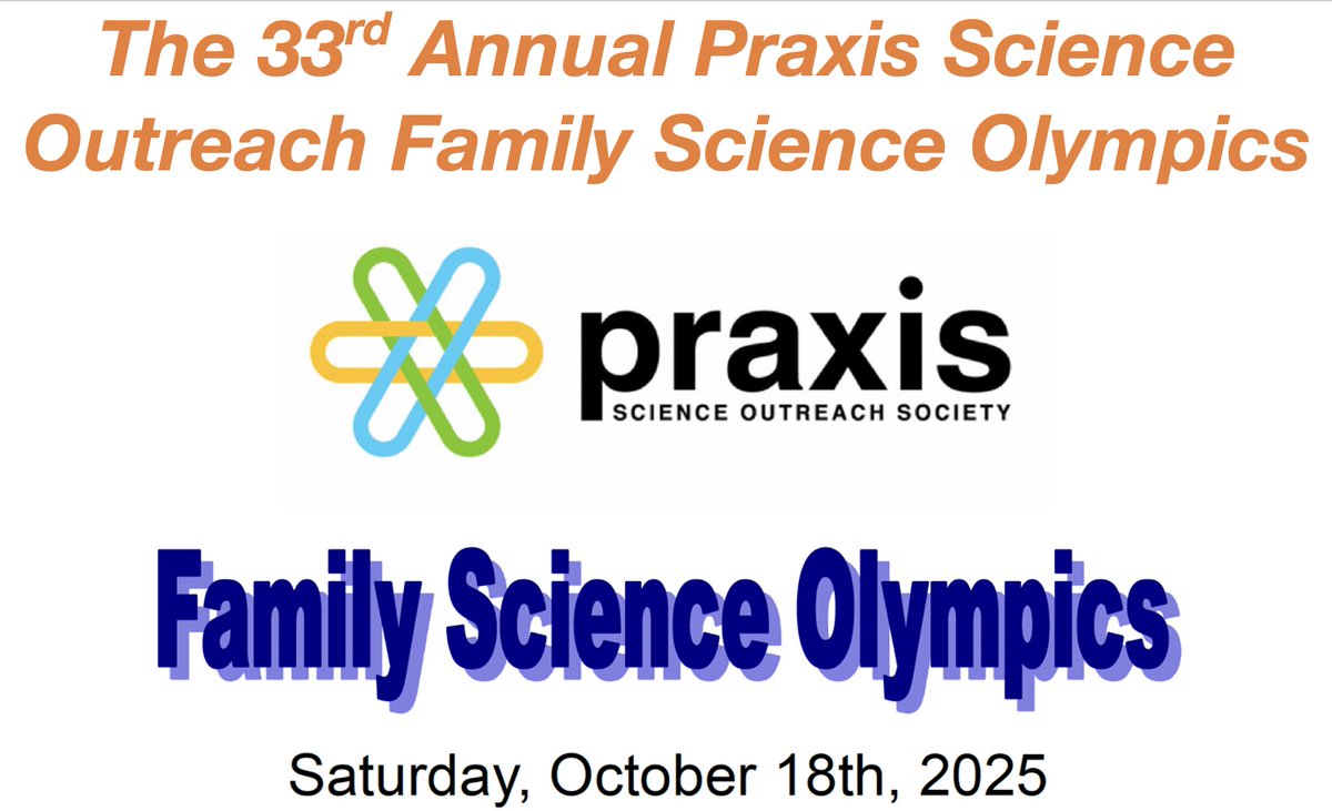 ICYMI: The 33rd annual Praxis Family Science Olympics Was A Success!  

For more information about the hands-on science challenges and activities see:

praxisscienceconnection.wordpress.com/2025/10/21/the…

We hope to see you next year! 

#MedHat #STEM #SciChat #FamilyScience #ScienceOutreach #AbSci