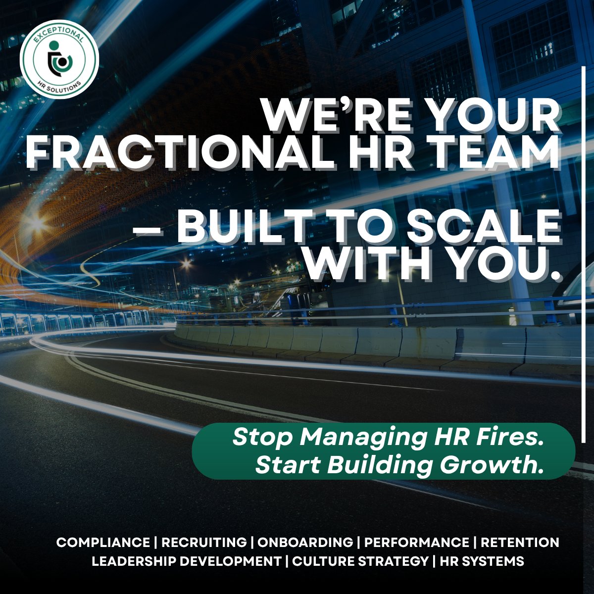 HR chaos costs small businesses $125K+ a year in lost productivity. 

We’re your Fractional HR team — taking HR off your plate so you can focus on growth

Free 180-Point HR Assessment → Social@EHRShr.com or exceptionalhrsolutions.com/?utm_source=X(…

#HR #BusinessGrowth #Leadership