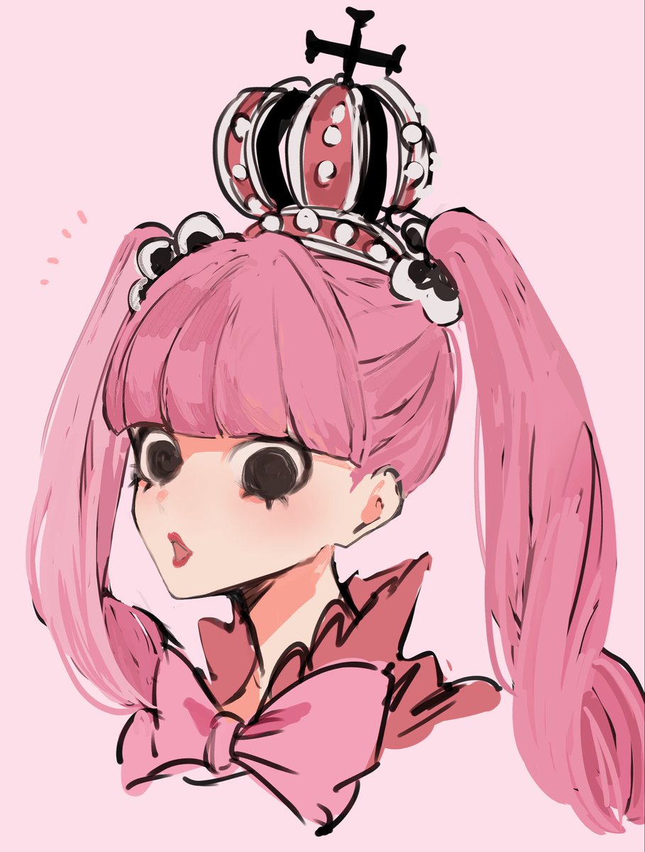 漫画読んでるんだけどやっとペローナが出てきて嬉しくて勢いで描いた。すぐ消す