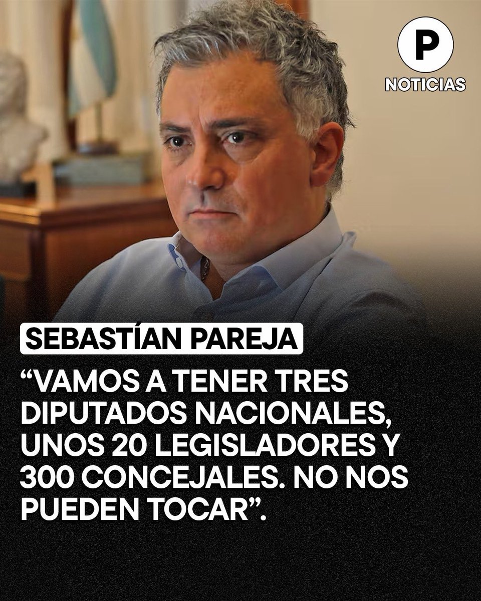 Aparte de El Nene Vera, Sebastian Pareja tambien se planta a Las Nenas del Cielo que suelen decirles que "el lunes se les termina"

"Vamos a tener 3 diputados, 20 legisladores y 300 concejales, no nos pueden tocar"

Y si los tocan? Se van? Jajaj

Partido totalmente cooptado