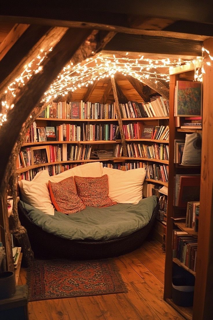 emhoneyreads's tweet image. “What’s your dream?”
To have a quiet, cozy little reading spot.