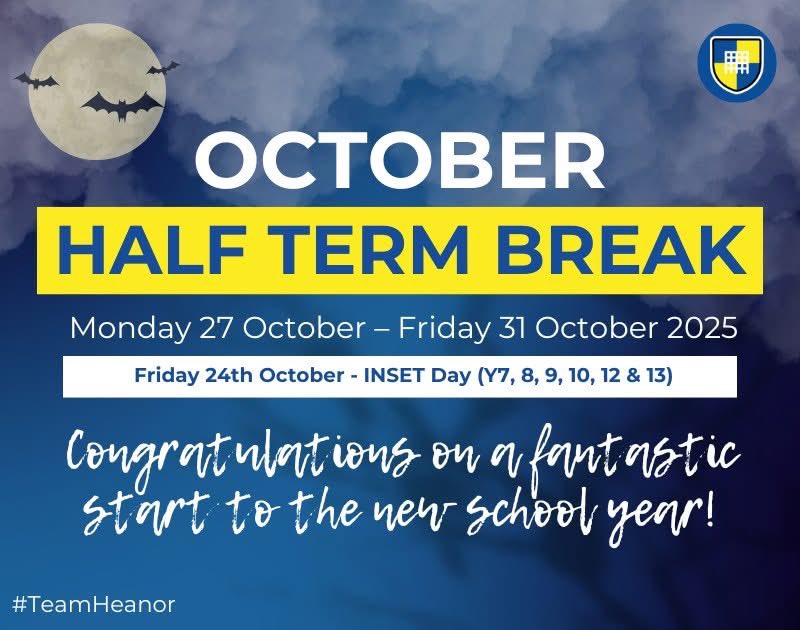 Half Term 1: What a fantastic start!✨

What an incredible first half-term to kick off the year.🙌

To read Mr Jones’ end-of-term update, please follow the link - docs.google.com/document/d/1v8…

#TeamHeanor
