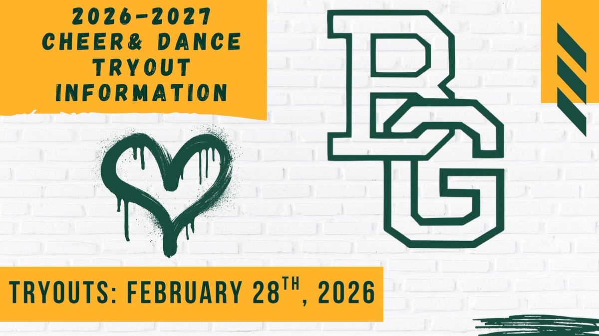 It may be early, but we’re already gearing up for the 2026–2027 Cheer and Dance Teams! 💚💛 All of the information you need to get started can be found here: bgsbucs.com/cheer%2Fdance.
#BowlingGreenSchool #BucStrong #GeauxBucs #BucNation #WalkWorthy #BGS
