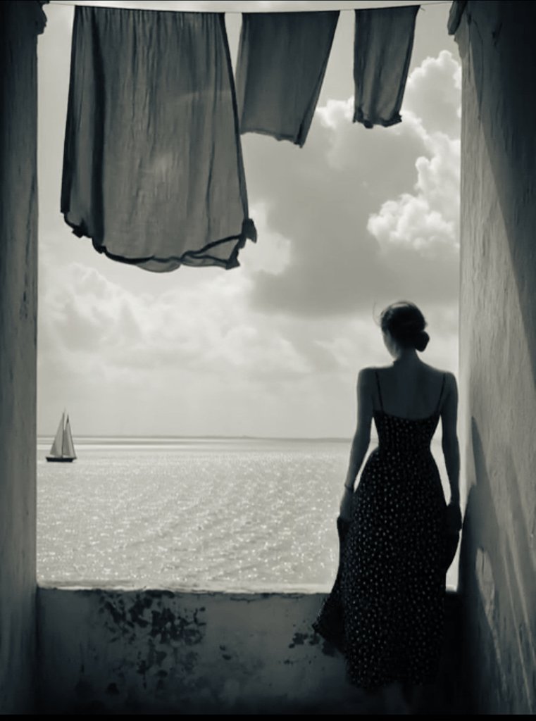 uncontented
she was 
each day
tailoring
all those
swaying
clothesline
hanging
worn 
his safely
stuck-in-
harbor
landlubber
sails
#poetry
#poetrycommunity