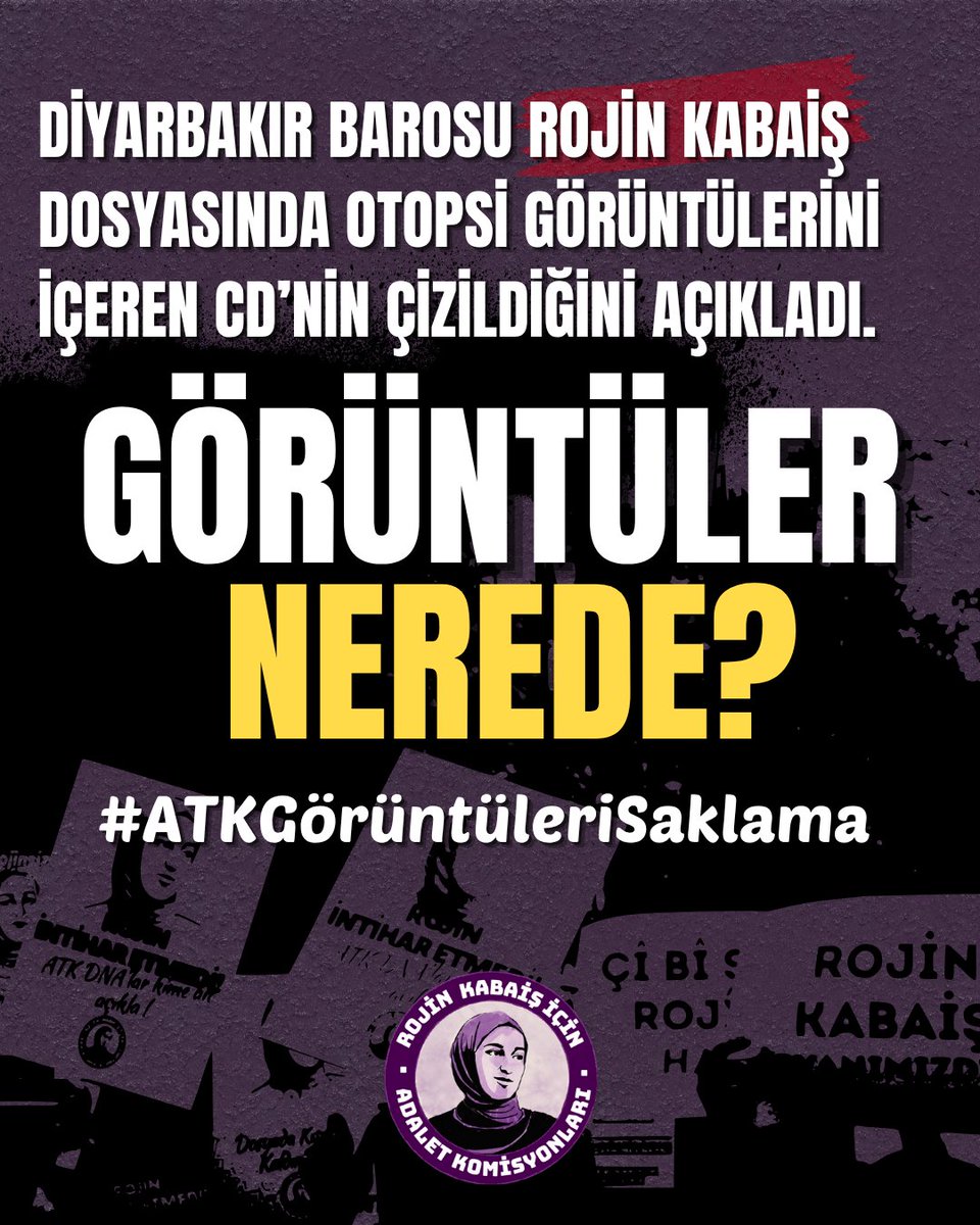 1 yıldır DNA’ları gizleyerek suç işleyen ATK yeni bir suç işlemeye kalkışıyor ve delil olabilecek otopsi görüntülerini “kaybetmeye” çalışıyor. Delilleri kaybetmeye, saklamaya çalışarak neyi örtbas etmeye çalışıyorsunuz yine?

BUNA İZİN VERMEYECEĞİZ! 

#ATKGörüntüleriSaklama