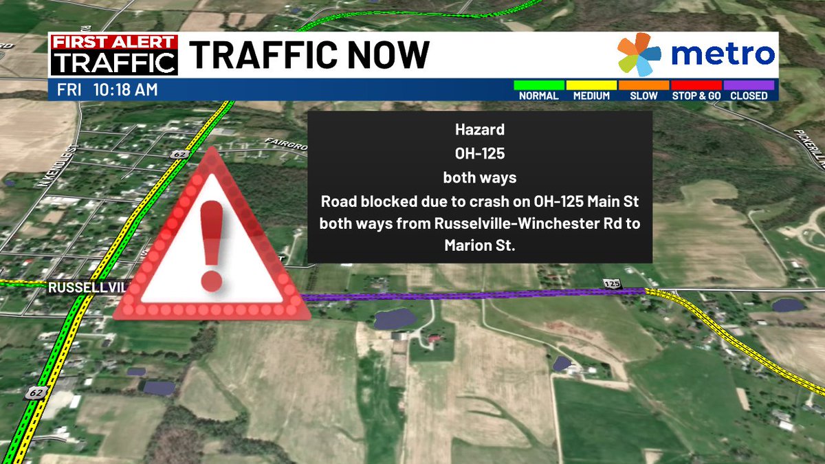 This stretch of road in Brown County remains closed at this hour, while police complete their investigation, after a Rumpke driver discovered a man's body in the roadway earlier this morning. Updates now <a href="/FOX19/">FOX19 NOW</a>