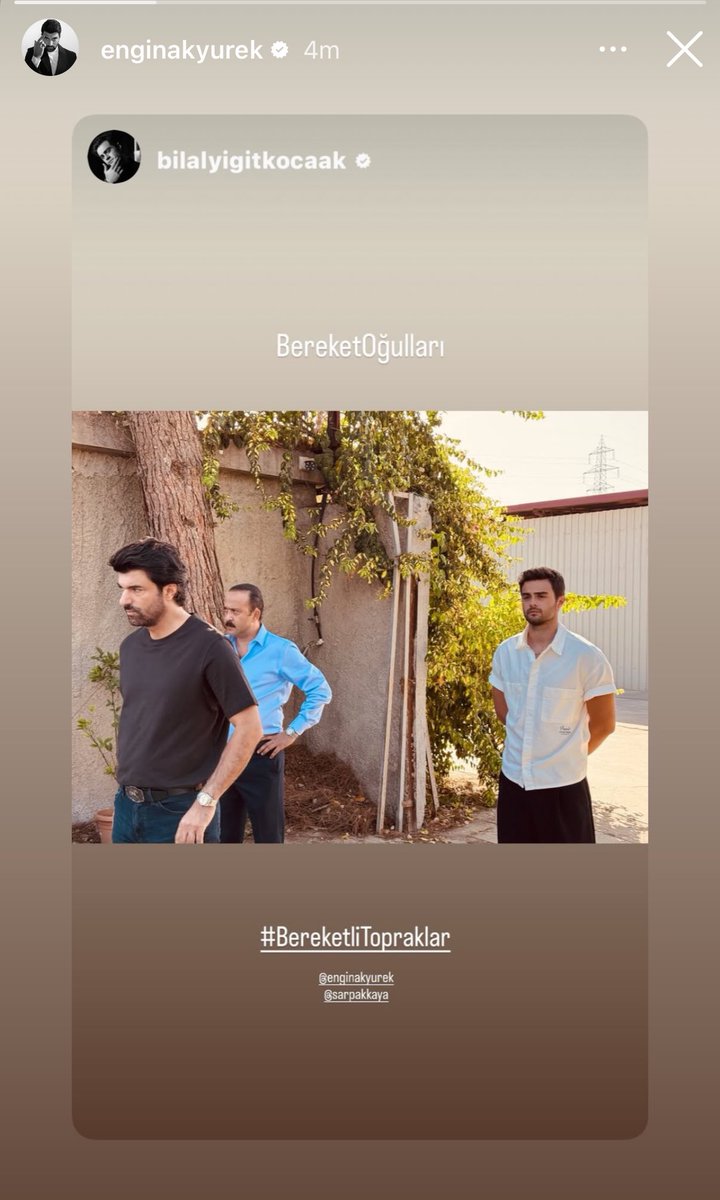 Bereketoglu brothers 🤝

#EnginAkyürek #BereketliTopraklar #OmerBereketoğlu