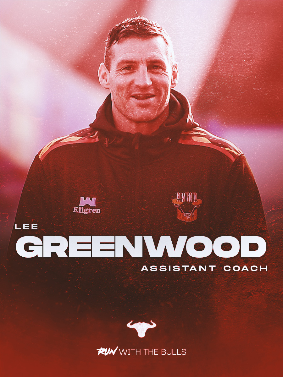 🤝 | We are delighted to announce Lee Greenwood has signed a new deal to become one of Kurt Haggerty’s full-time assistant coaches for our 2026 Super League campaign.

📖 | bradfordbulls.co.uk/article/3351/g…

#RunWithTheBulls | 🎟️ bit.ly/Bulls26SeasonT…