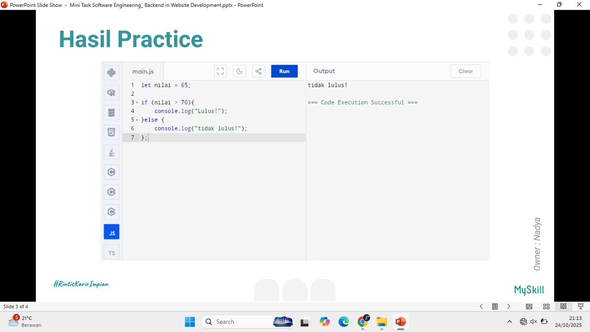u_r_rain's tweet image. Mini task backend development #LearnatMySkill #MySkill #myskill_id @myskill_id