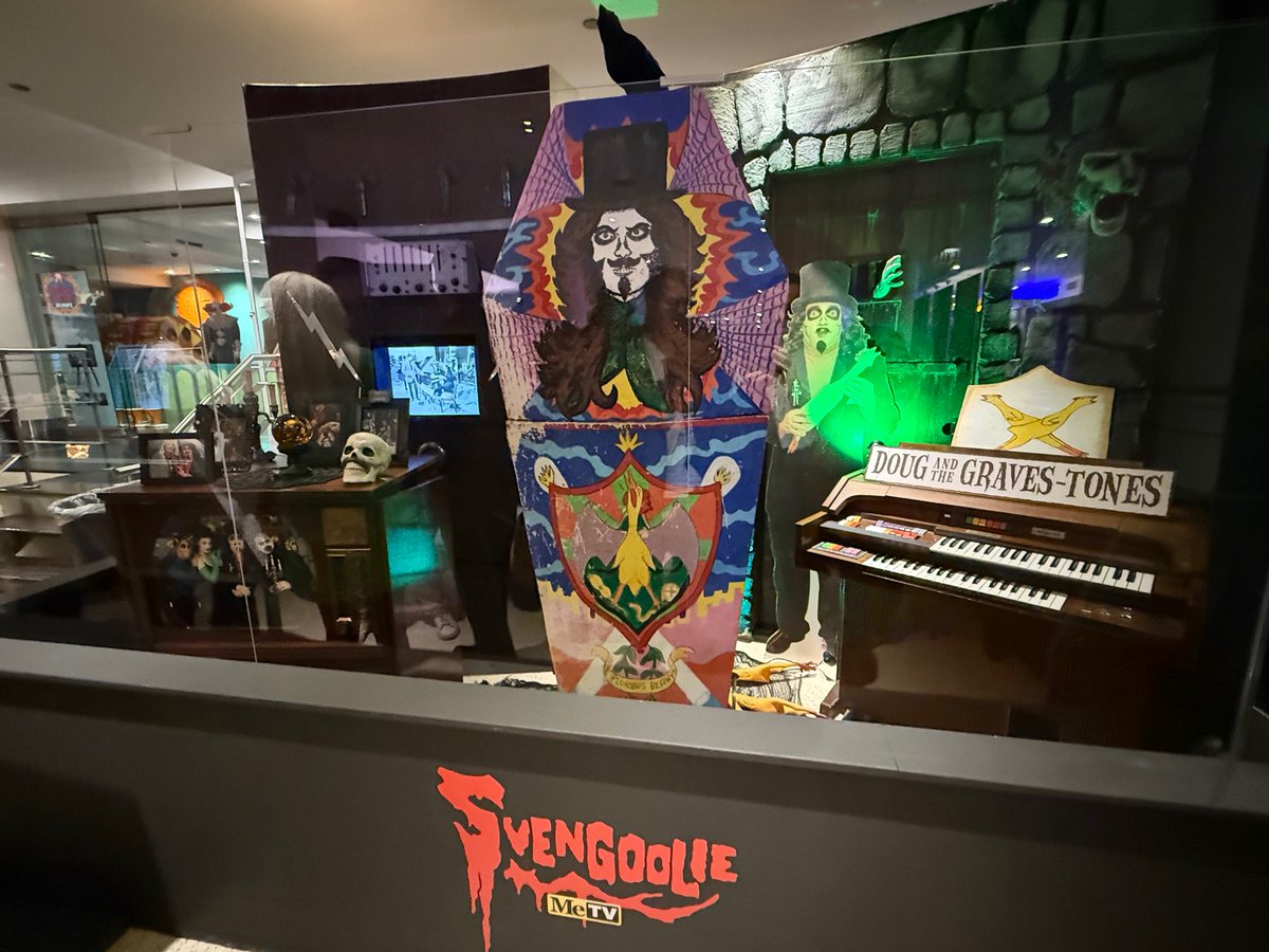 Svengoolie's tweet photo. Back on display at the re-opened Museum of Broadcast Communications in Chicago! https://t.co/3lntmATaIr
