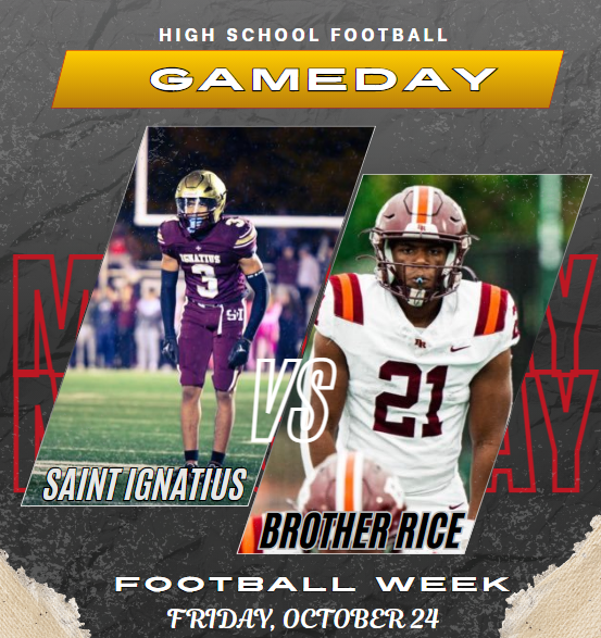 Football Fridays in Illinois as
Saint Ignatius College Prep vs Brother Rice
🎥 Livestream: bit.ly/3LrvwHq
📅 today
⏰@ 7p.

<a href="/IgnatiusFB/">Saint Ignatius Football</a> <a href="/hites_connor/">Connor Hites</a> <a href="/kempjohn_/">John Kemp ✞</a> <a href="/SIWolfpack/">Saint Ignatius College Prep Athletics</a> <a href="/BrotherRiceFB/">Brother Rice Football</a> <a href="/BraydenParks27/">Brayden Parks 4⭐️DT</a> <a href="/BrotherRice/">Brother Rice Chicago</a> <a href="/BRice_Athletics/">Brother Rice Athletics</a> <a href="/Coach_Kelly0626/">Matt Kelly</a> <a href="/CoachEmanOC/">Coach E</a>