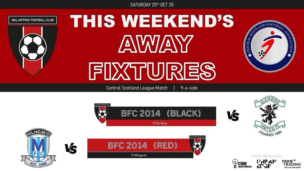 Baljaffray FC 2014 tweet media