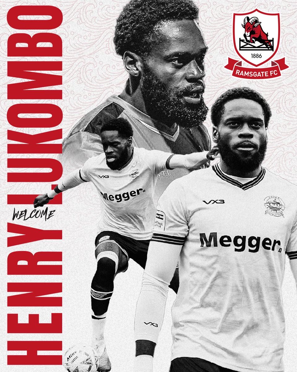 We are delighted to confirm the signing of versatile defender Henry Lukombo from Dover Athletic. He joins us on an initial 28 day loan.

Capable of playing anywhere across the defence, as well as in midfield, Henry was a mainstay for Sittingbourne last season - making 47