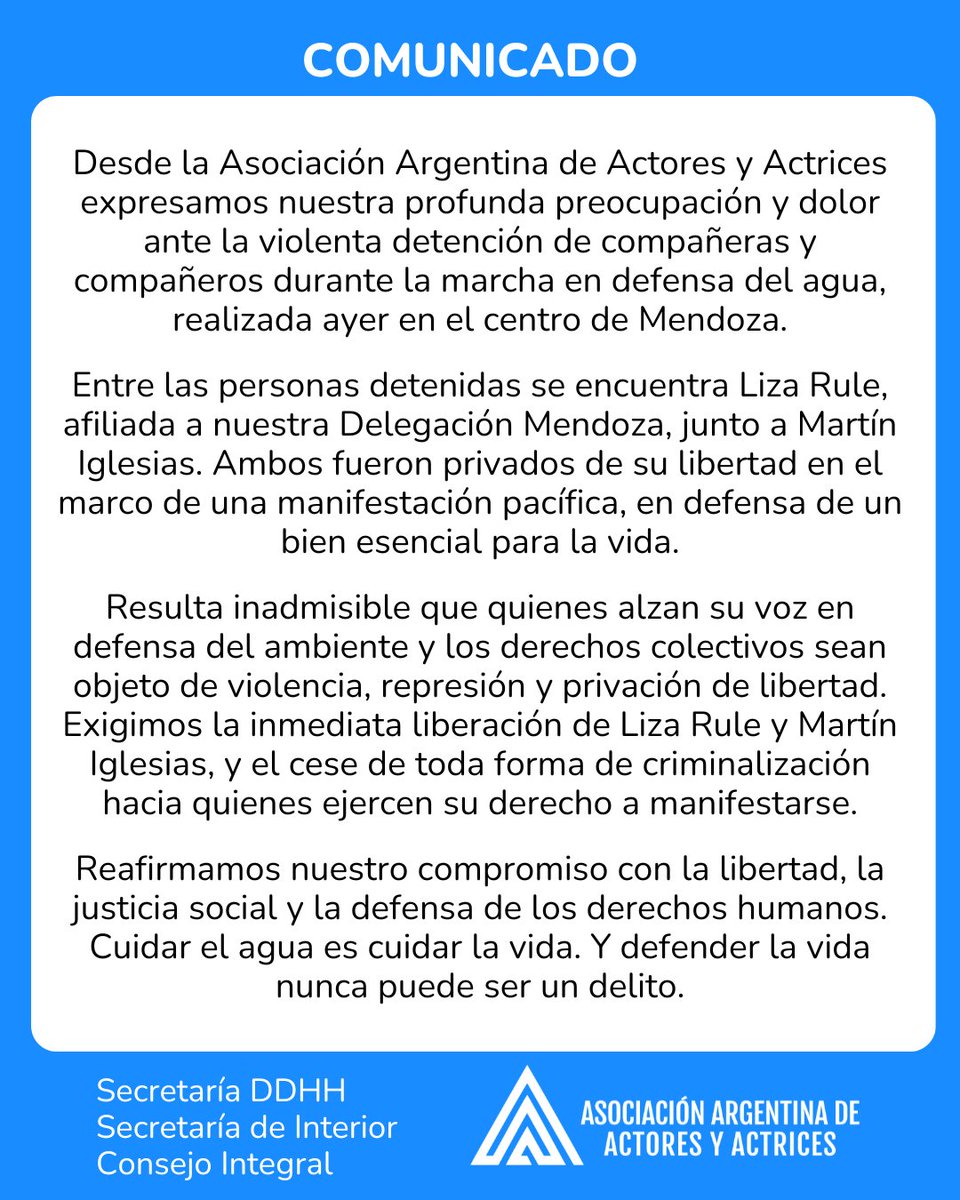 Asociación Argentina de Actores tweet media