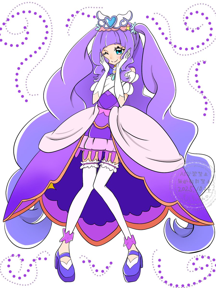 マジェスティも描いた👑
全員揃った🥰内股シリーズ