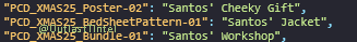 OutlastTIntel's tweet photo. Christmas 2025 bundle name is "Santos' Workshop" https://t.co/XwdQFtbfc9