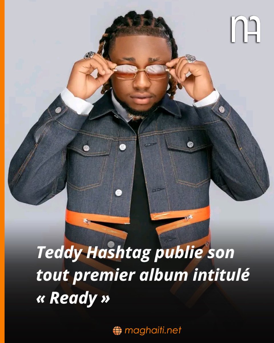 Le jeune prodige de la musique haïtienne, #Teddy Hashtag, de son vrai nom Tedd Harry Beaufort, a enfin gratifié, ce jeudi 23 octobre 2025, ses fans de son premier album, #Ready. Composé de 12 morceaux, il explore plusieurs sujets, dont l'amour et la déception. Avec ce nouvel