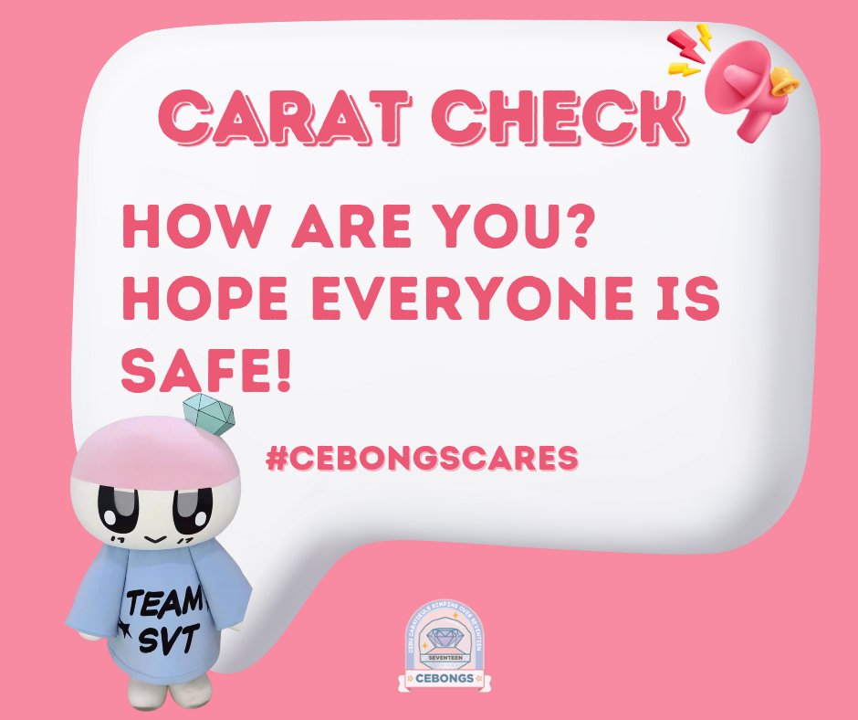 cebongdeuls's tweet photo. Carat check๐ข๐ข๐ข
#keepsafeeveryone https://t.co/OmGvBX06Rp