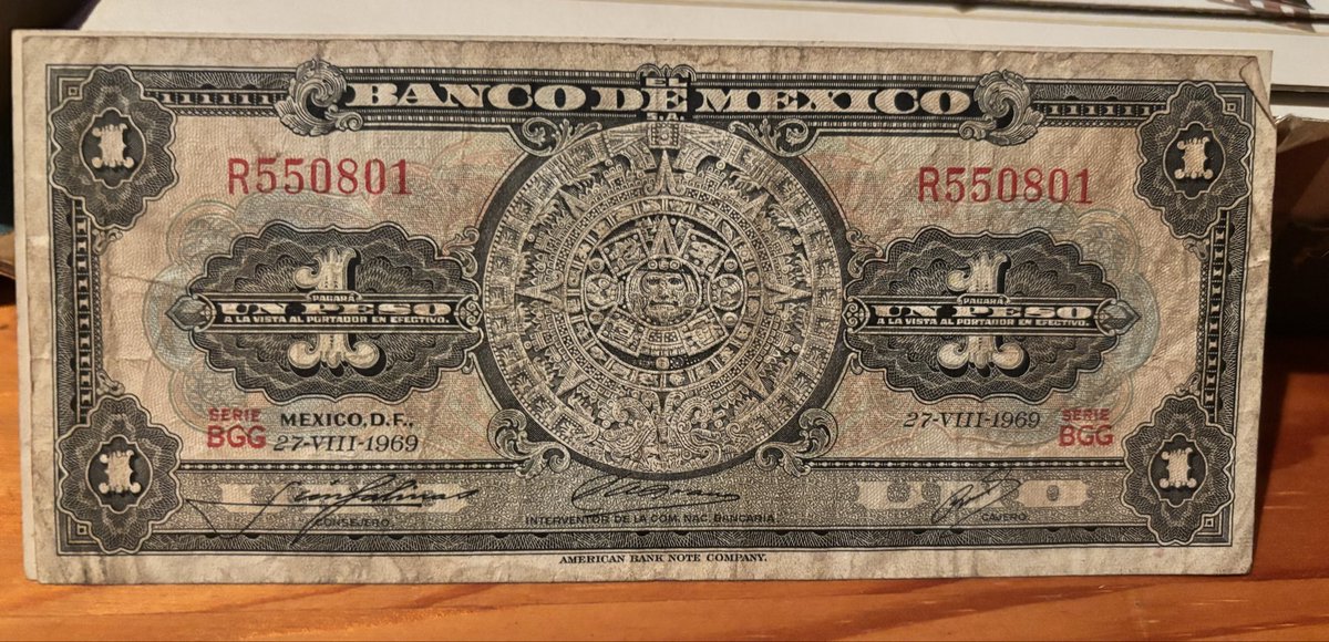 Billete de un peso