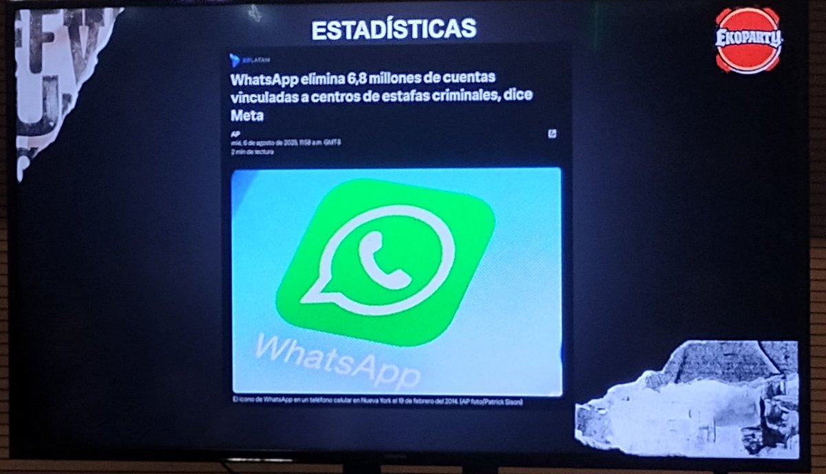 SocVillage_Eko's tweet photo. Mañana de fraudes y lluvia en la sala A4 traídos por la #socialengineerinvillage en esta #EKO2025 https://t.co/ewc7s7MpiL
