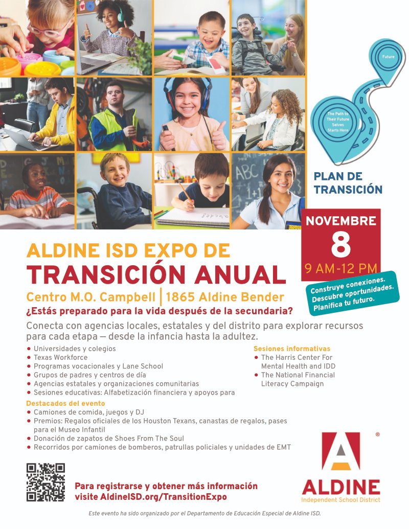 Aldine Transition Specialists tweet media