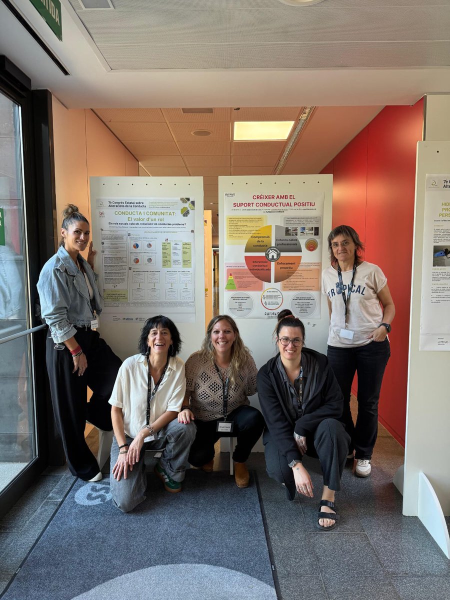 Ampans's tweet photo. Avui som al #CongrésConducta2025 de moltes maneres:

👉 Formem part de l’organització i l’impulsem des de la nostra Comissió de Conducta.

👉 Professionals de diferents centres i serveis hi participen, tant presencialment com en línia, i hi han presentat pòsters.

#EquipAMPANS https://t.co/ntNKgPbjdO