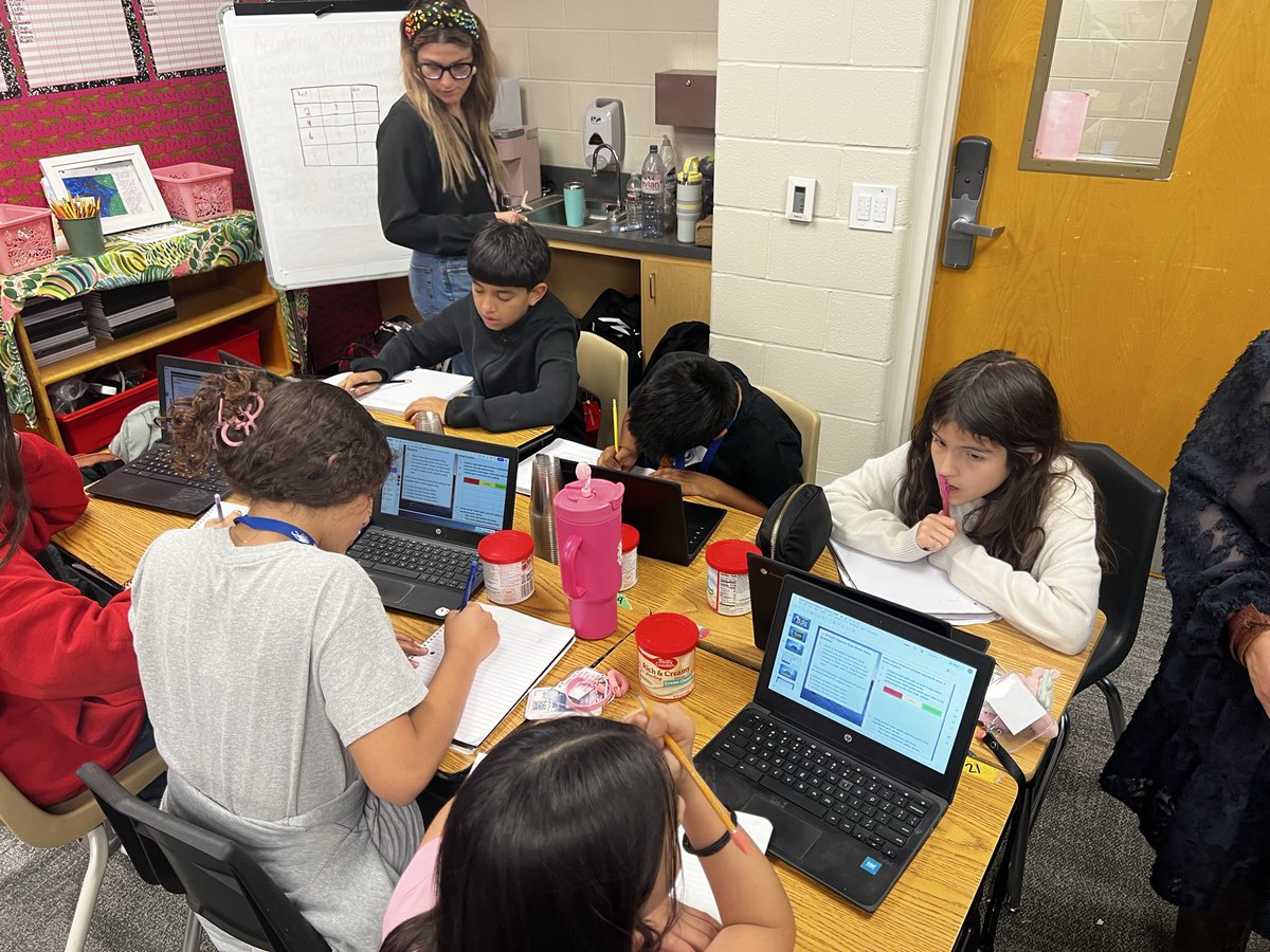 MISDTandL's tweet photo. Stations with meaningful practice in 6th math, high level thinking and talking in kindergarten, and building a tomb to show comprehension of a text in 1st grade - incredible things happening at DZ! 
#ExcellenceinAction https://t.co/ZZVWeqKF1N