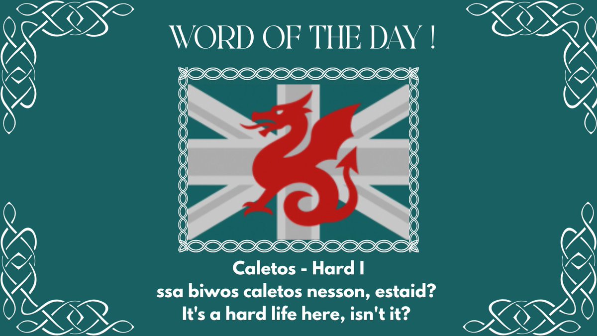 BrittonRevival's tweet image. Word of the Day!
#languagerevival #endangeredlanguages