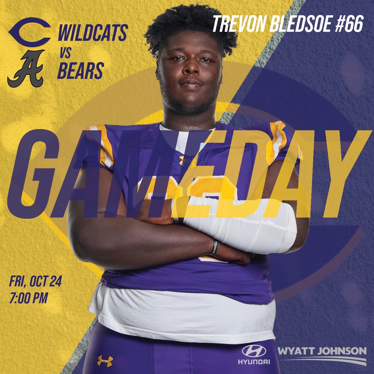 BIG GAME ALERT! Your Wildcats host Antioch for the 6A-Region 5 title! The game will be on <a href="/MyTV30_Sports/">@MyTV30_Sports</a> tonight! Plus, it’s Homecoming!