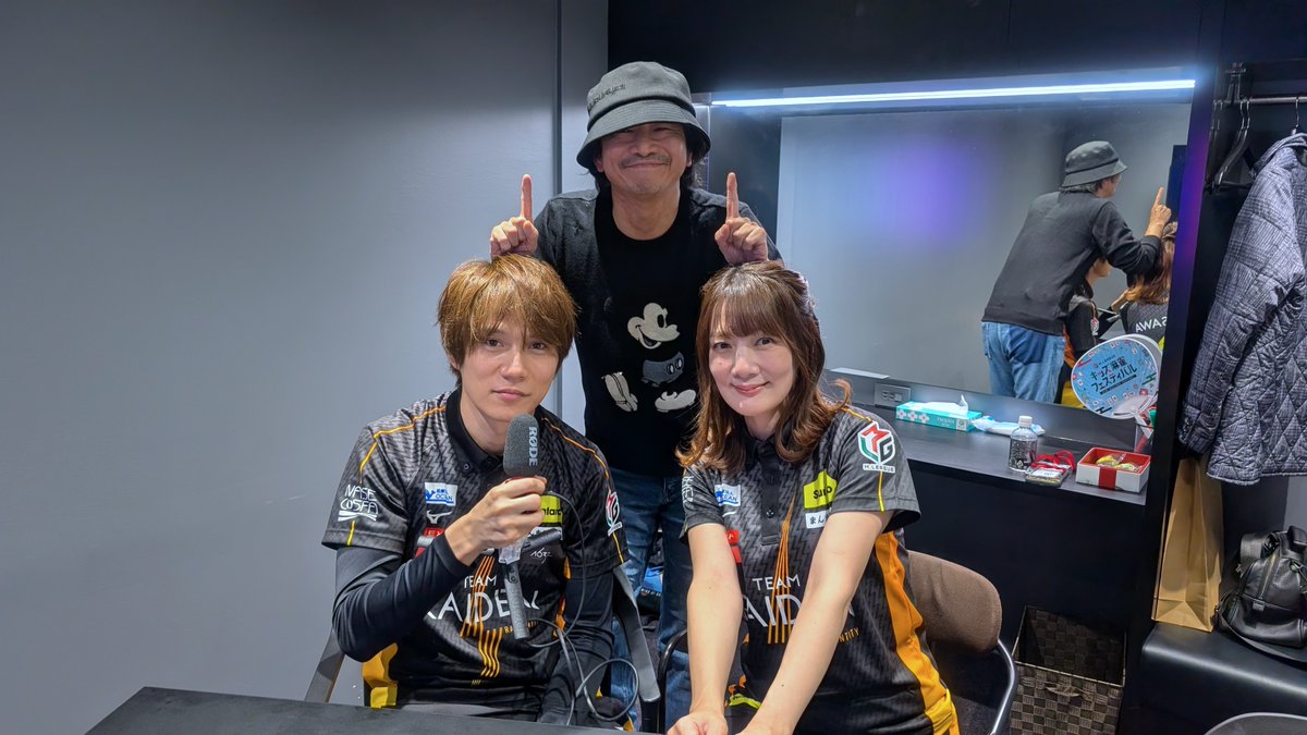 RaidenTeam's tweet photo. ⚡️#TEAM雷電 控え室トーク Day13⚡️

本日は
第1試合 #本田朋広 選手 1着👏
第2試合 #黒沢咲 選手 1着👏 でした。

次戦は
2025/10/27(月)！
応援よろしくお願いいたします！

▼感想トークはこちら▼
https://t.co/brq5tSI9pA https://t.co/OoYrfKCBZt